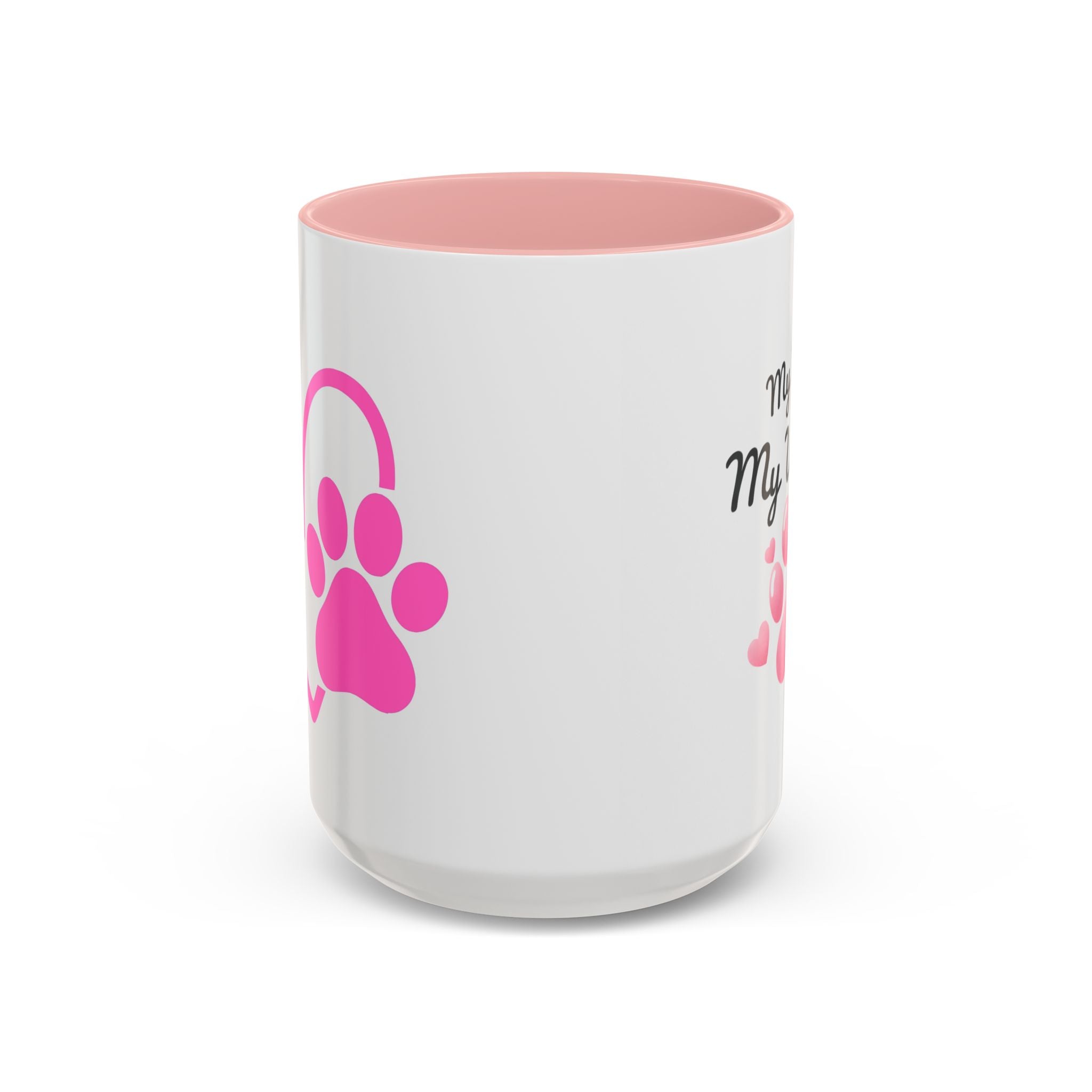 "My Dog Is My Valentine" Pawprint Coffee Mug